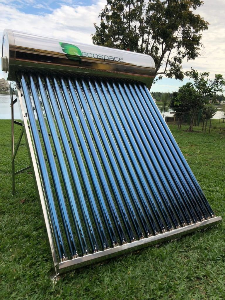 Calentador de agua solar presurizado de tubo de calor 200 lts. - Ecospace